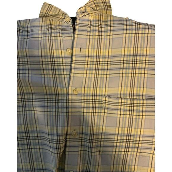 Eddie Bauer Shirt Mens Size Large Multicolor Short Sleeve Buttons Front Plaid - Picture 7 of 9